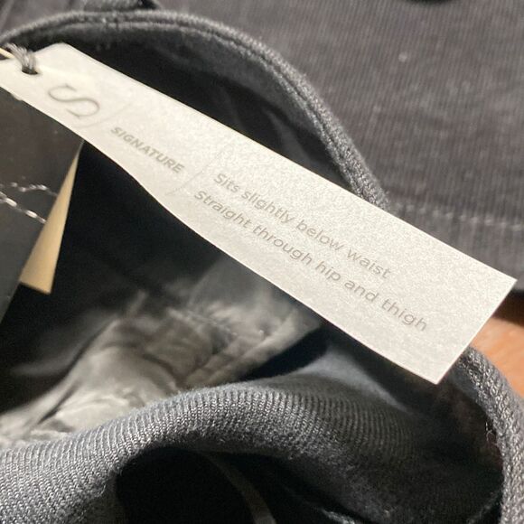 Talbots Signature Linen Wide  Leg Trousers‎ Black 4 New - Picture 9 of 10